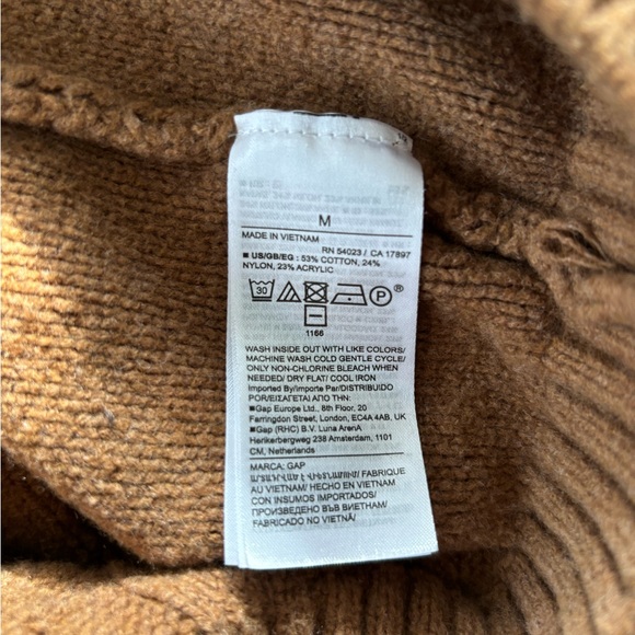 GAP Brown Cable knit Sweater Vest - Picture 4 of 4